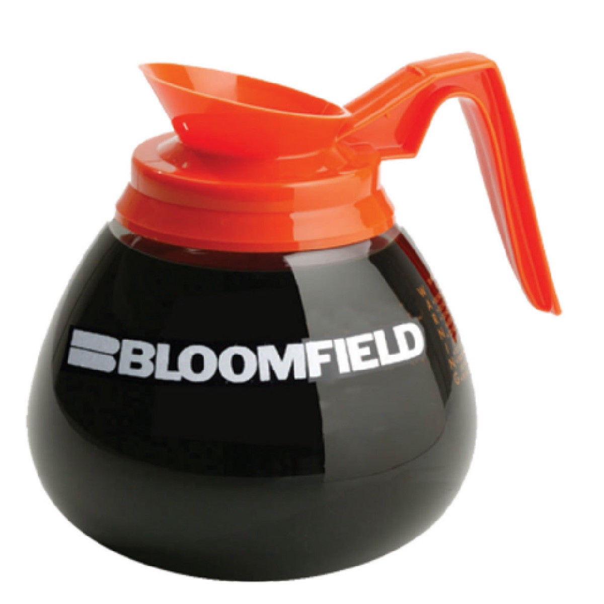 Bloomfield DCF10113O1 Glass Decanter for Decaf Coffee with Orange Handle