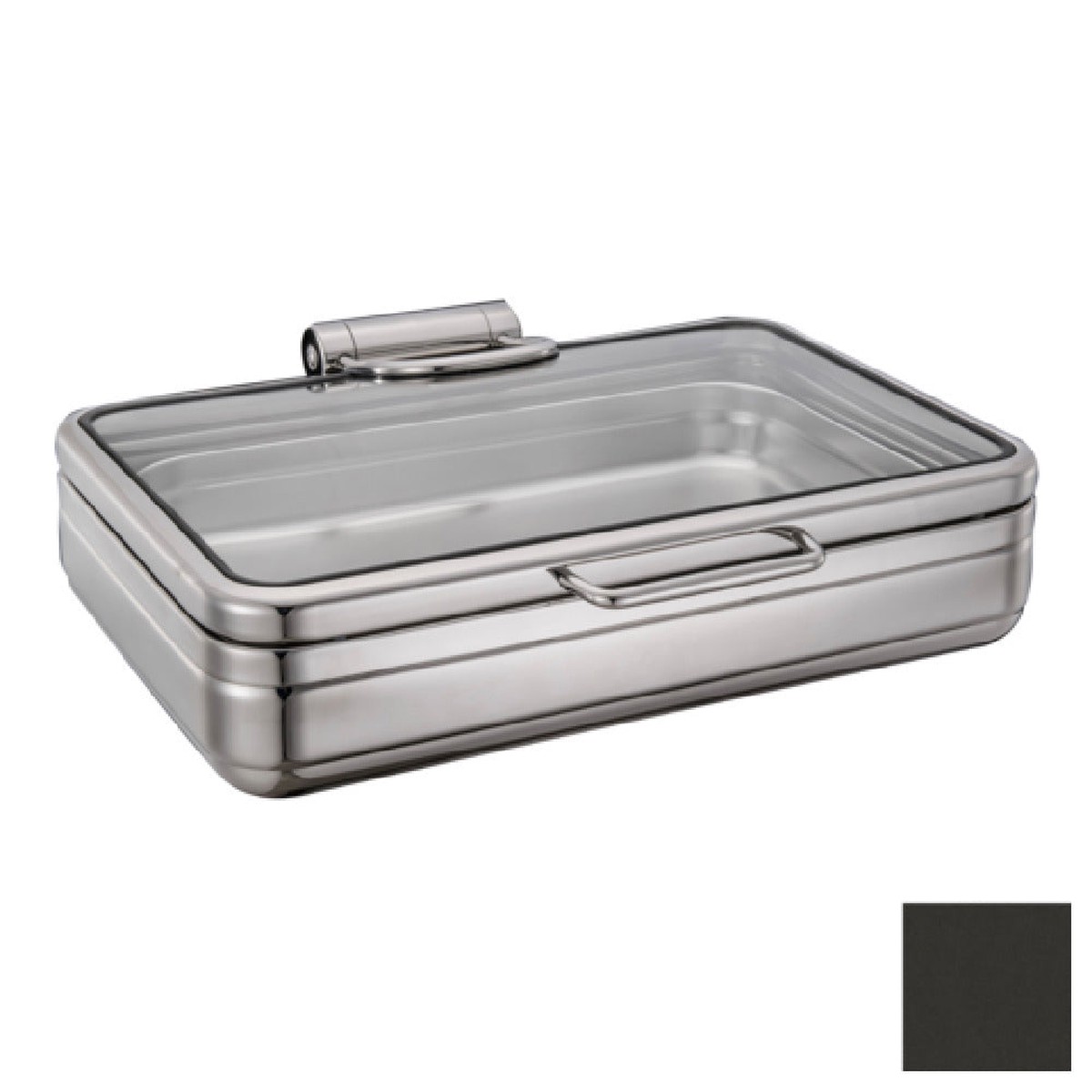 Bon Chef 22000-NERO Magnifico Induction Chafer Full-size 8 Qt.
