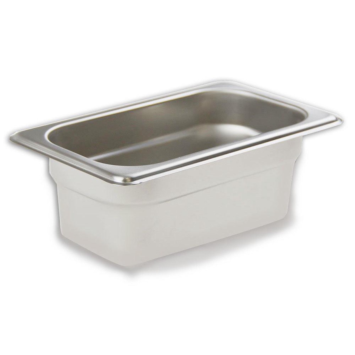 Browne 2.5″ 25 Gauge Anti-Jam 1/9 Size Steam Table Pan / Hotel Pan – 98192