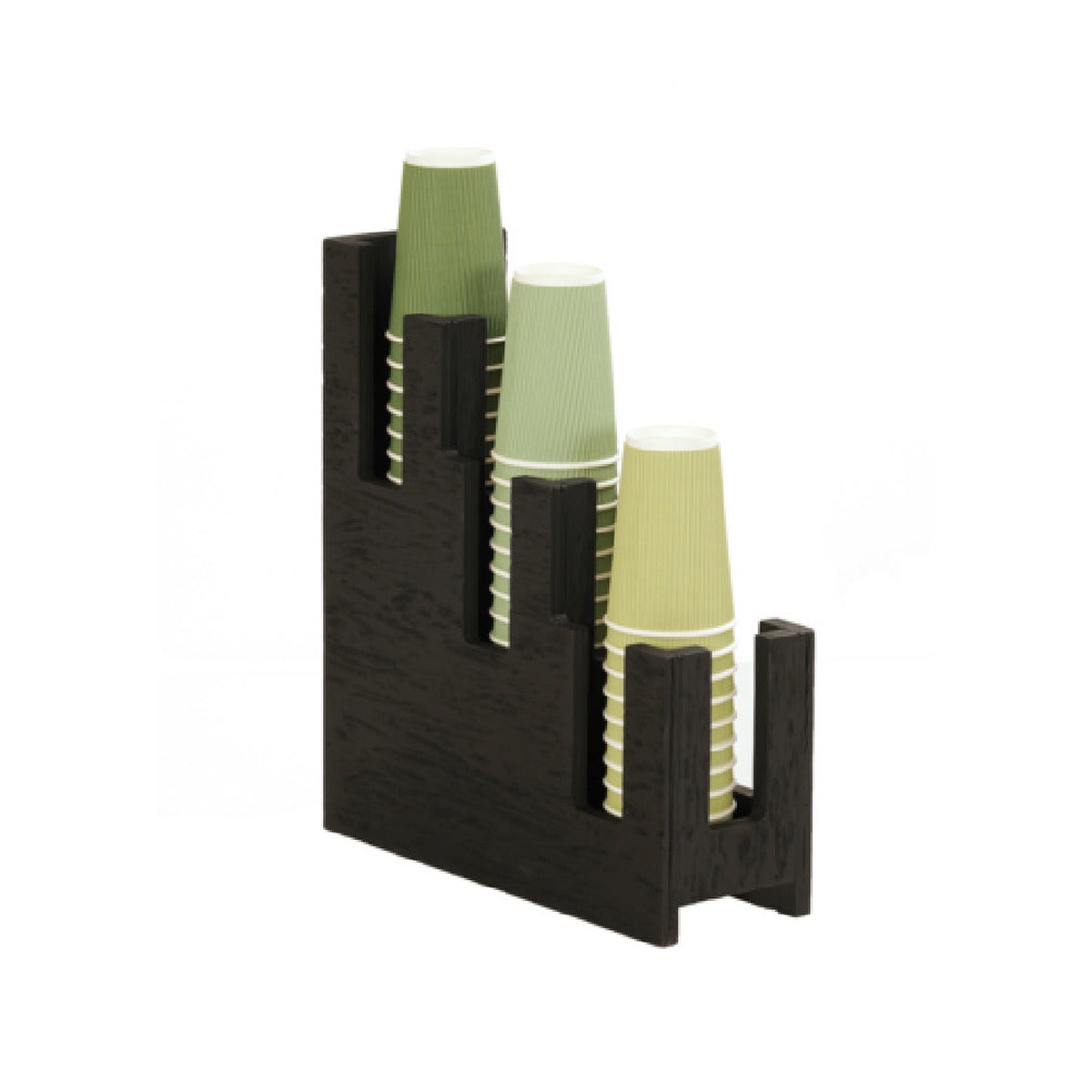 Cal Mil 23434-13 Brooklyn Vertical Cup Holder 3 Section 5″W X 13″D X 15″H
