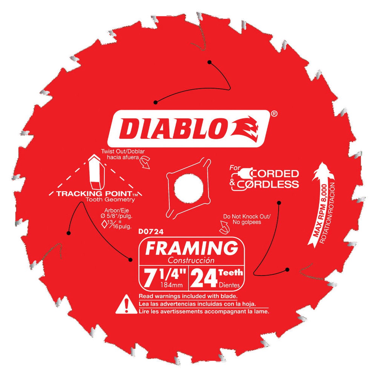 Diablo Framing Saw Blade 24t