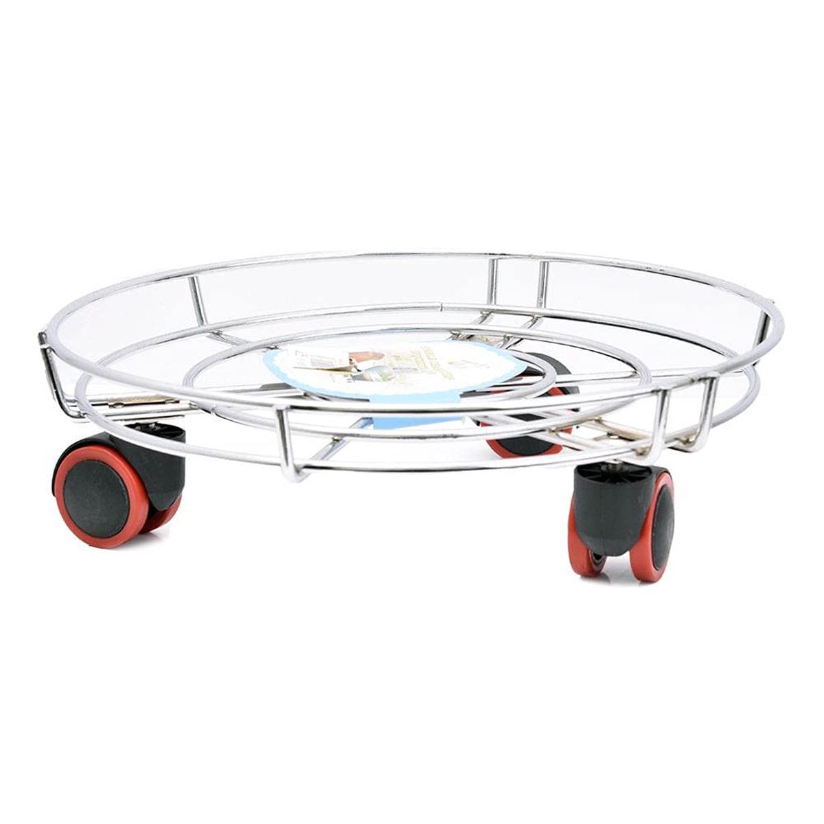 Gas Stand – Stainless Steel With Three Wheels