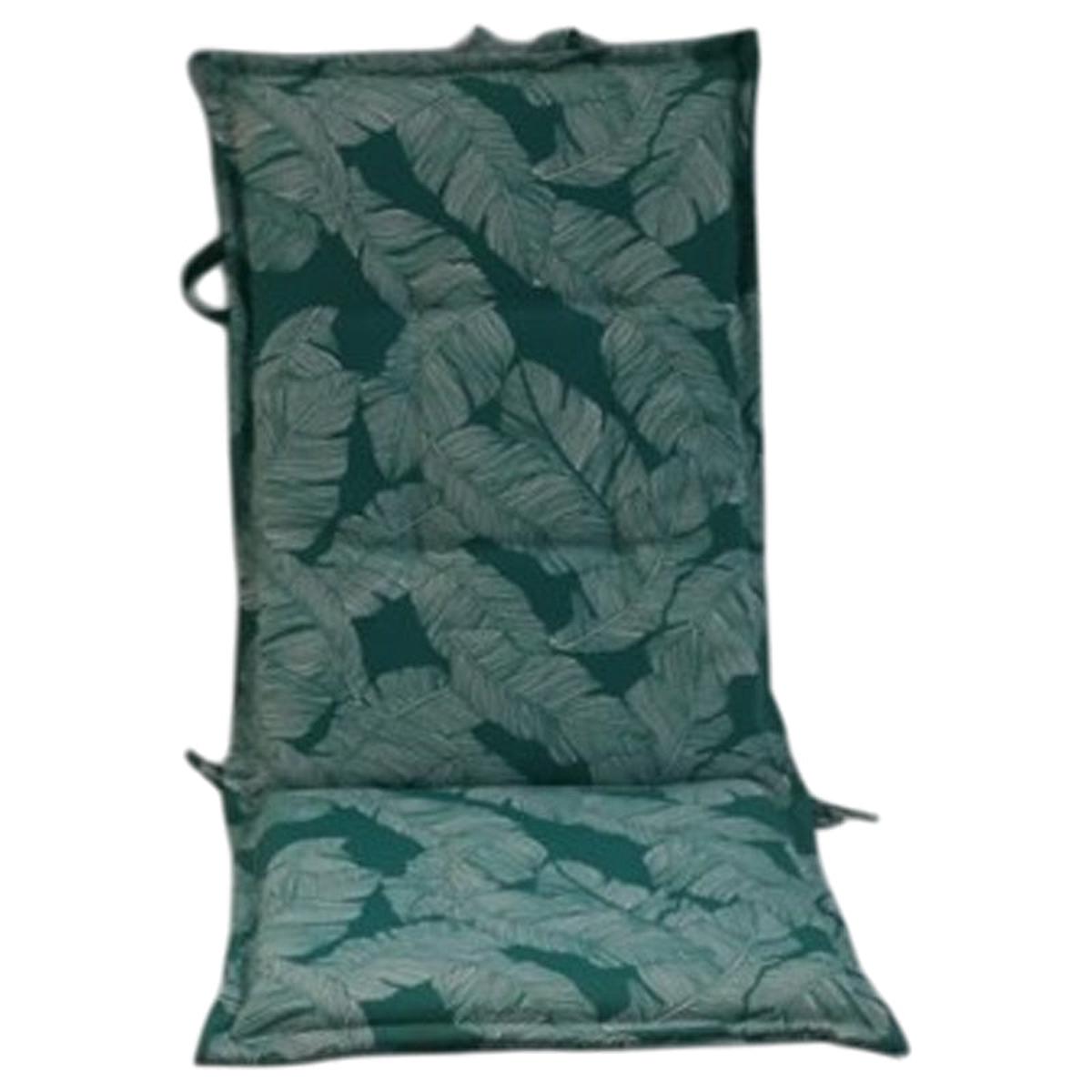 High Back Cushion Leaf 120X48X5Cm – Dark Blue