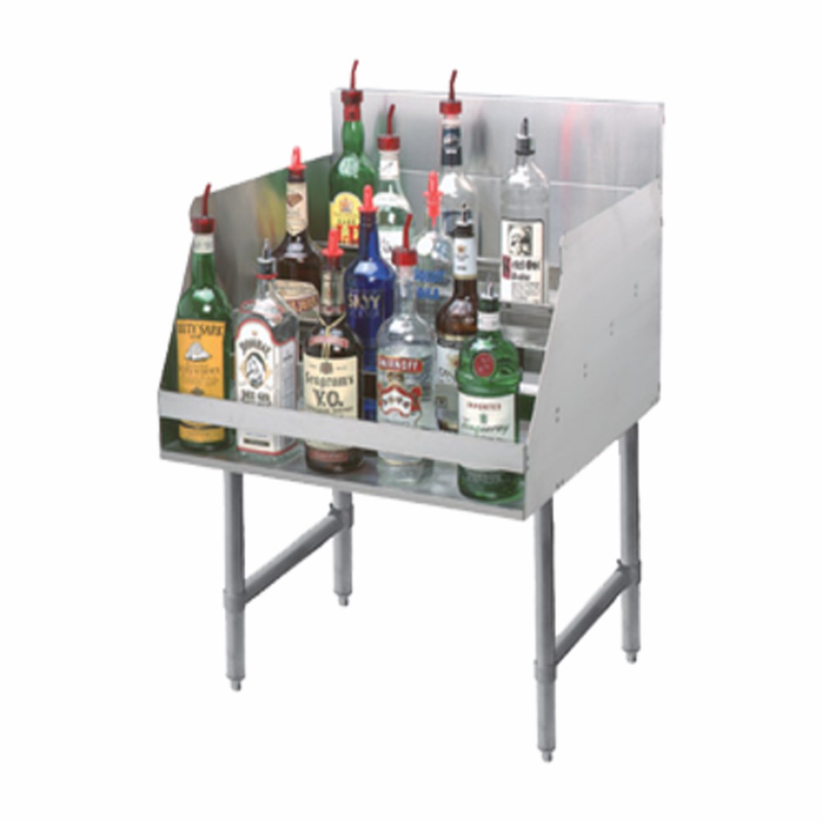LD-2112-X | 12′ | Underbar Bottle Storage Display Unit