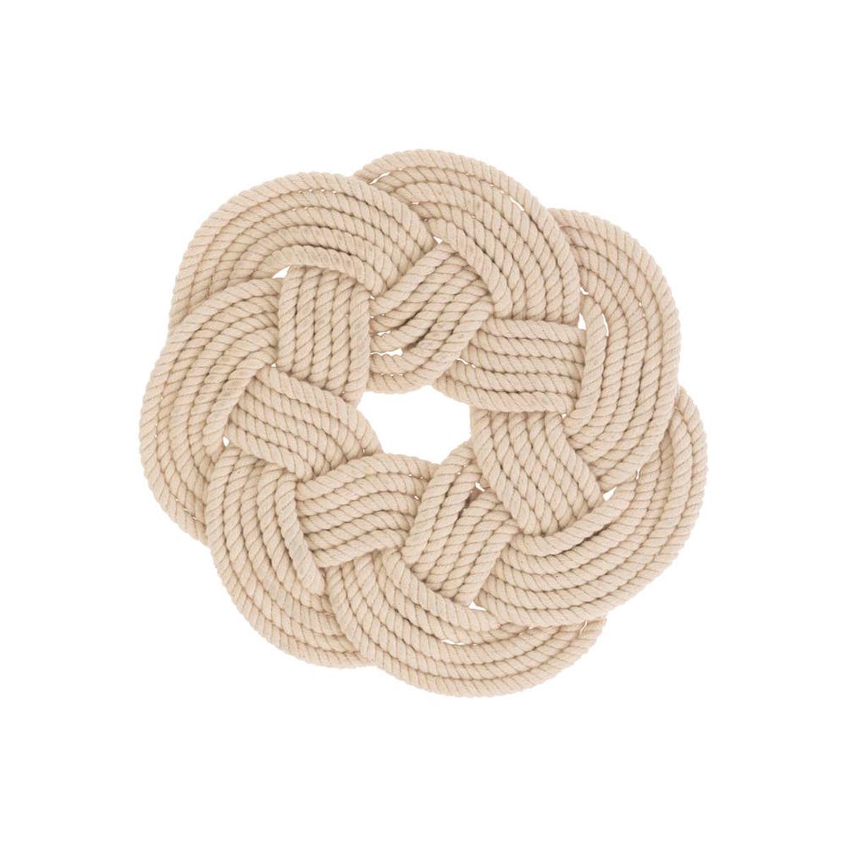 SAILORS KNOT COTTON TRIVET 8″