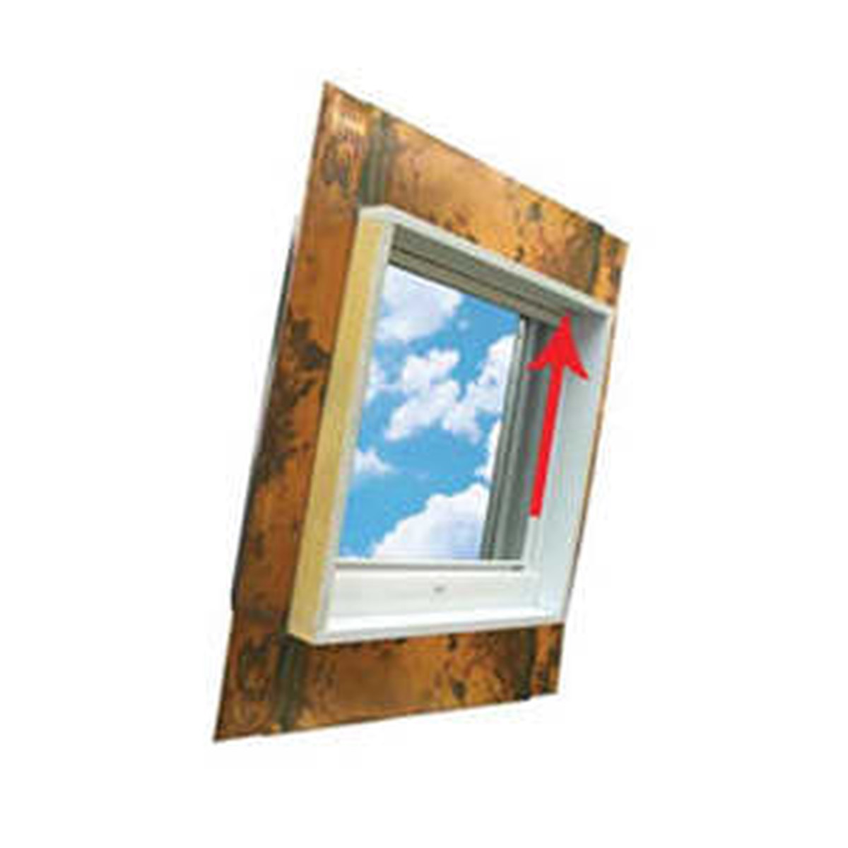 VELUX Pan Flashed QVT Manual Vent Copper Skylight Tempered