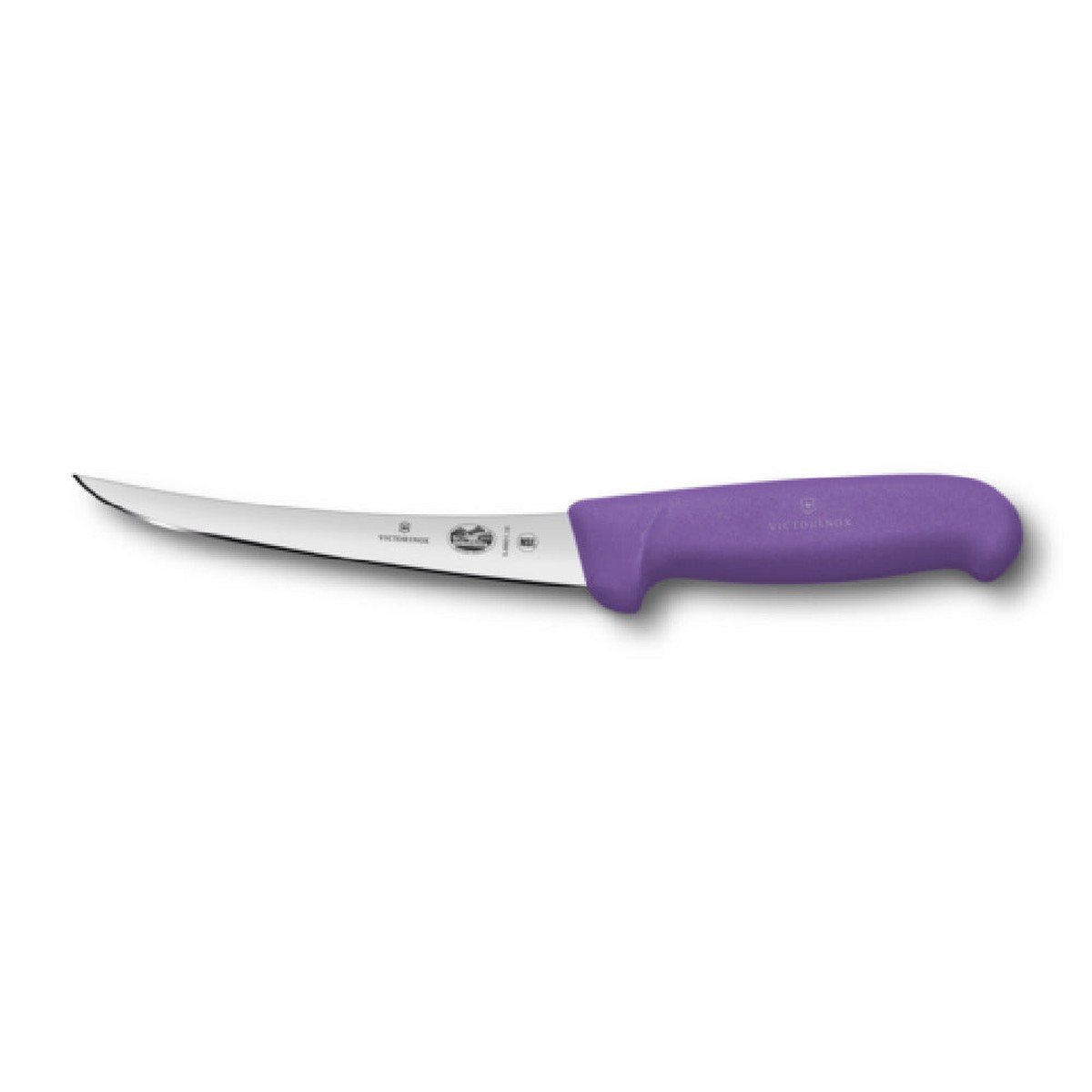Victorinox 5.6605.15 6 Inch Blade Purple Fibrox Pro Boning Knife Carbon Stainless Steel