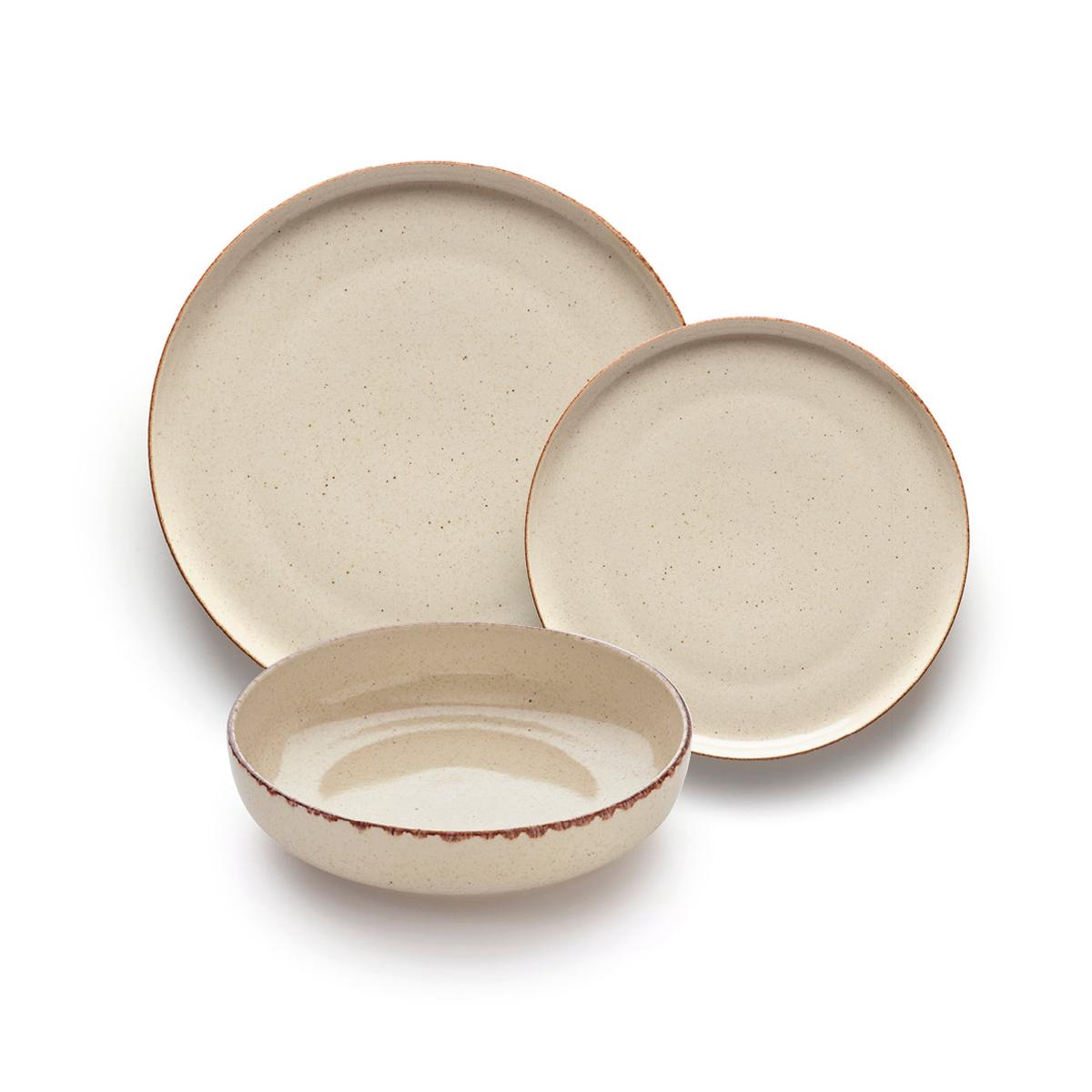 18-piece dinnerware set – Terre de gaia Beige