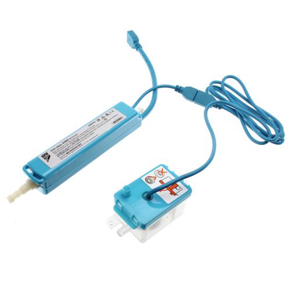 Aspen Pumps A83809 ASP-MA-UNI Aqua 3.2 GPH Mini Univolt Condensate Removal Pump (Inside Evaporator Installation) (100-250V) Condensate Pump