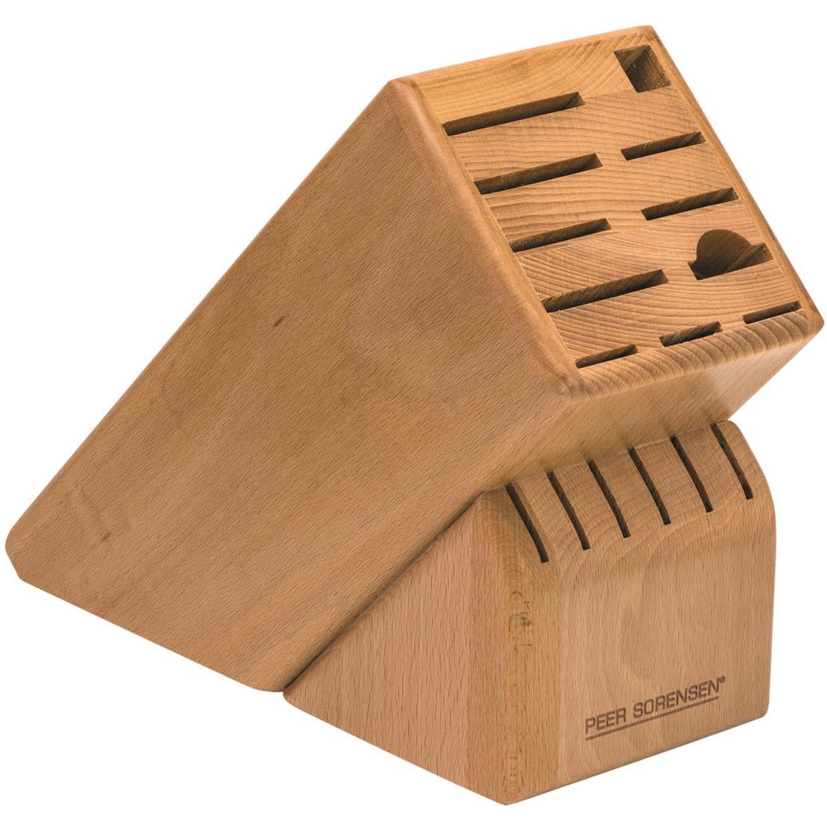Beechwood Knife Block – 17 Slots