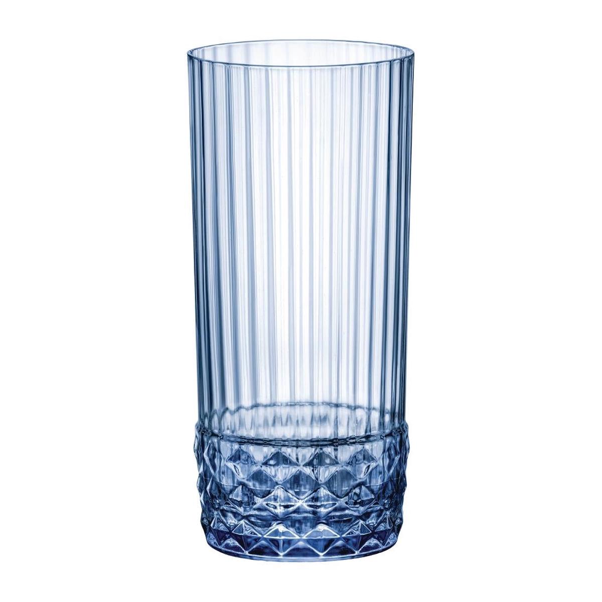 Bormioli Rocco America 20s Cooler Glasses 490ml Sapphire Blue (12 Pack) (Pack of 12) PAS-FY002