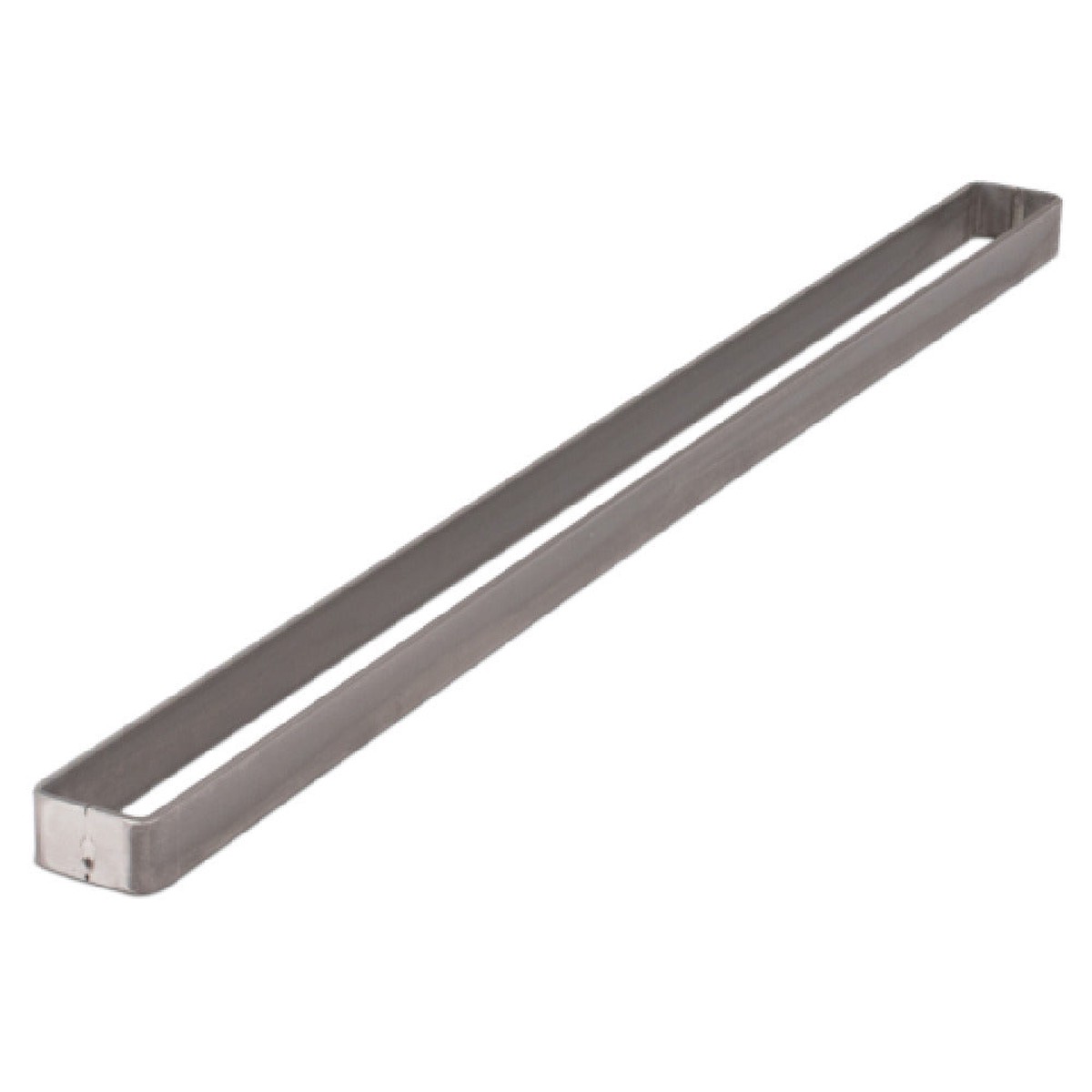JB Prince MA118 22-4/5 Inch Rectangular Food Ring Mold Stainless Steel