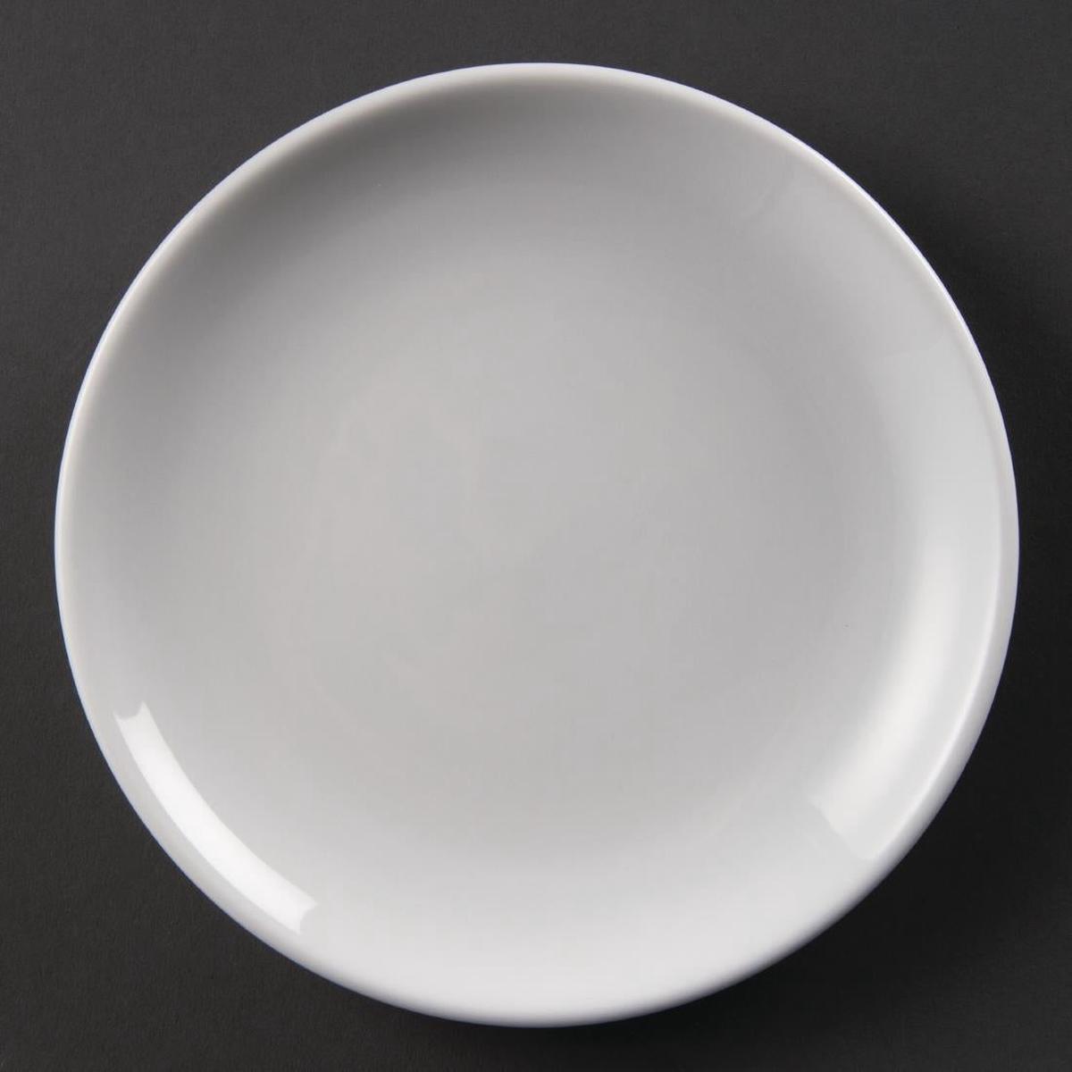Olympia Whiteware Coupe Plates 180mm (12 Pack) (Pack of 12) PAS-U076