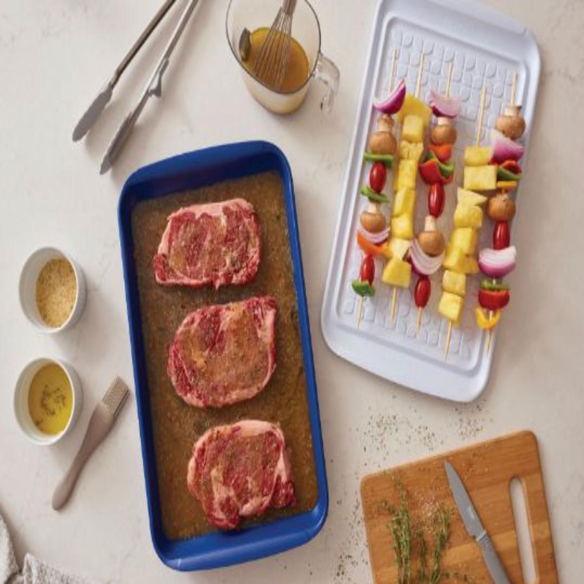 PREP & SERVE MARINADE TRAY SET LARGE