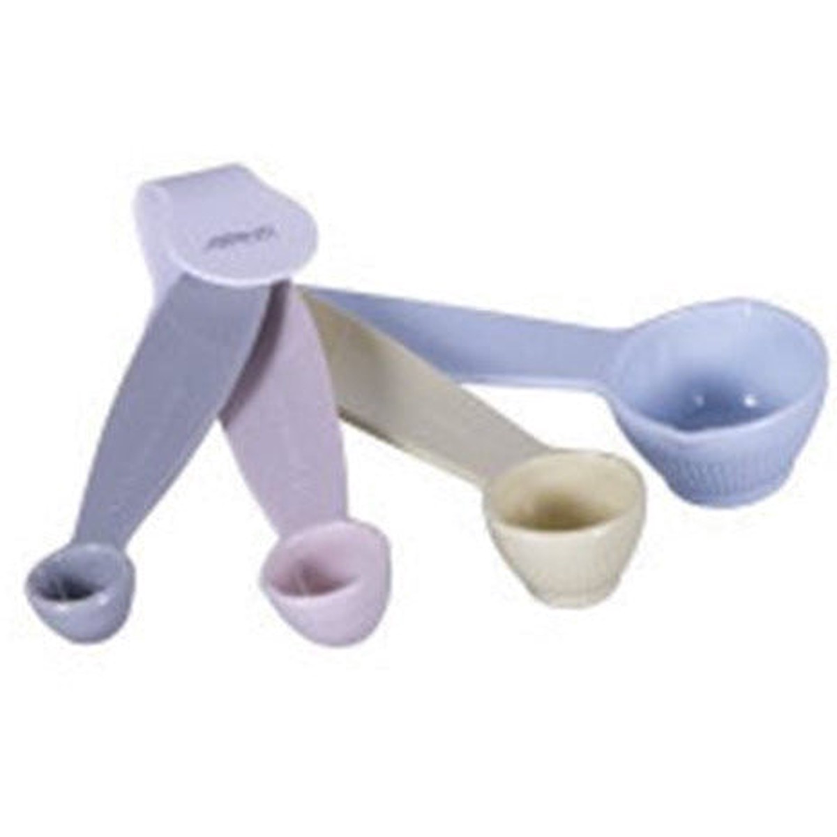 Ribbed Measuring Spoons Pastel