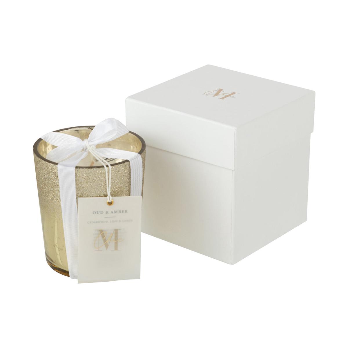 Scented Candle M-Chic Glass Gold Small