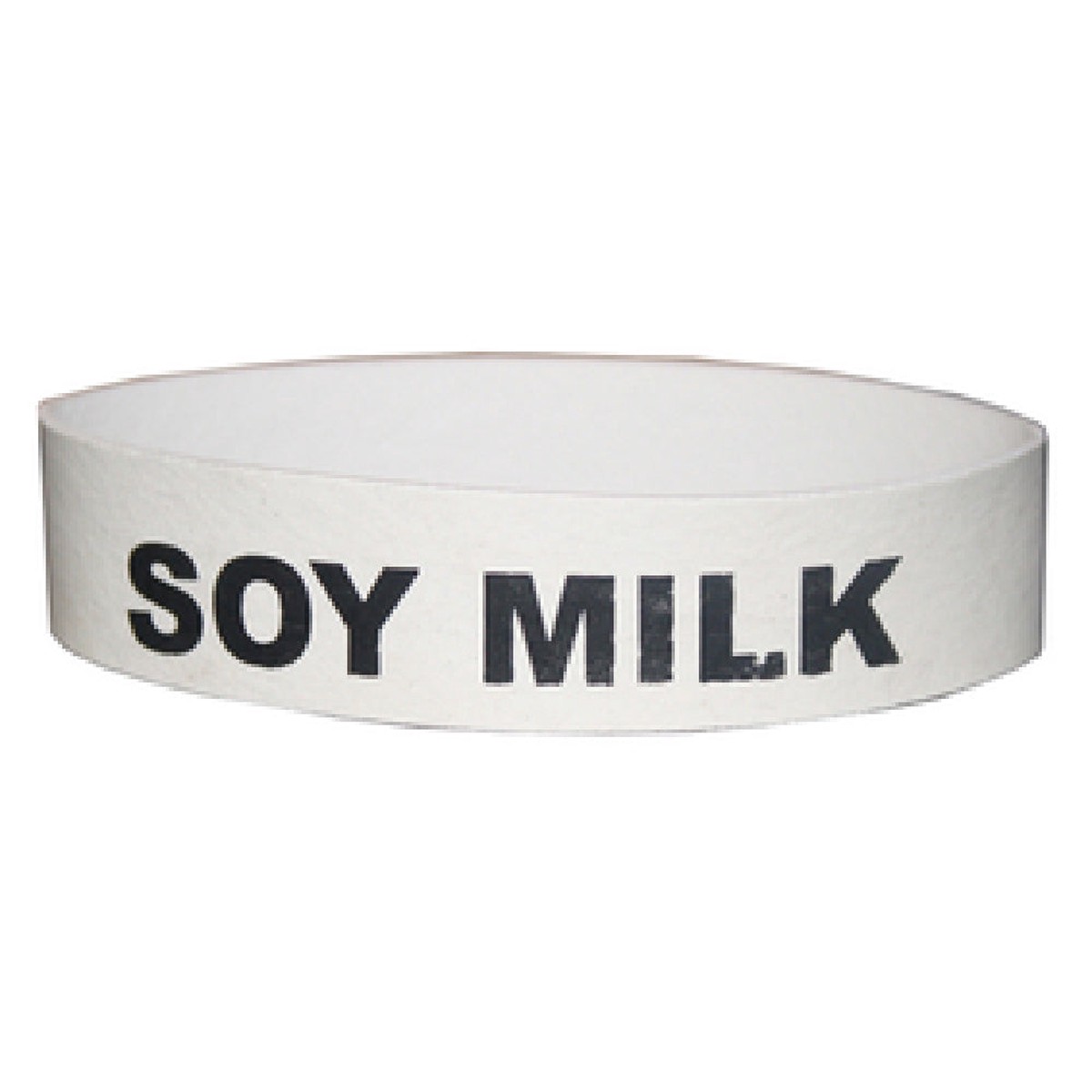 Service Ideas FBSOYMILK Flavorband Label “Soy Milk” Non-toxic Rubber