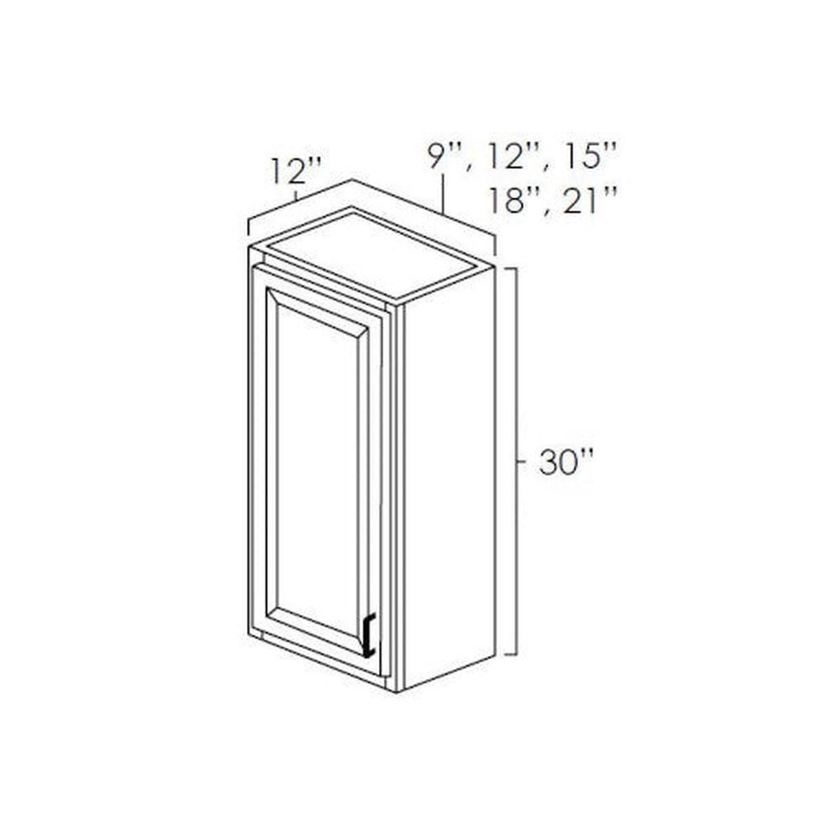 Soda 9″ x 30″ Wall Cabinet Pre-Assembled