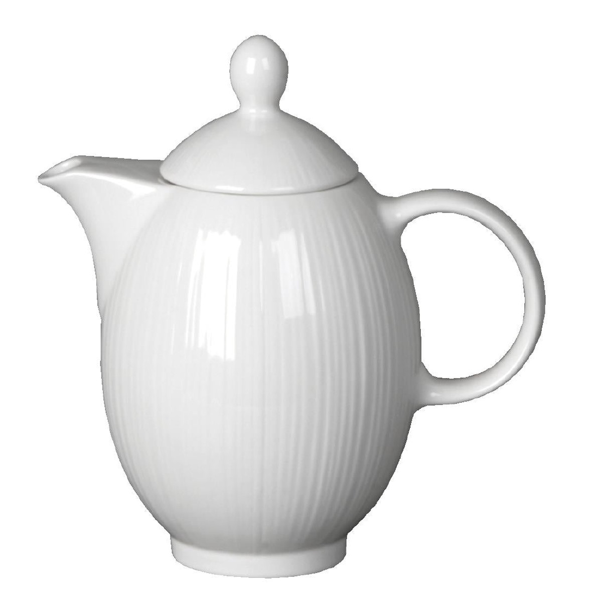 Steelite Spyro Coffee Pots with Medium Lids 600ml (6 Pack)