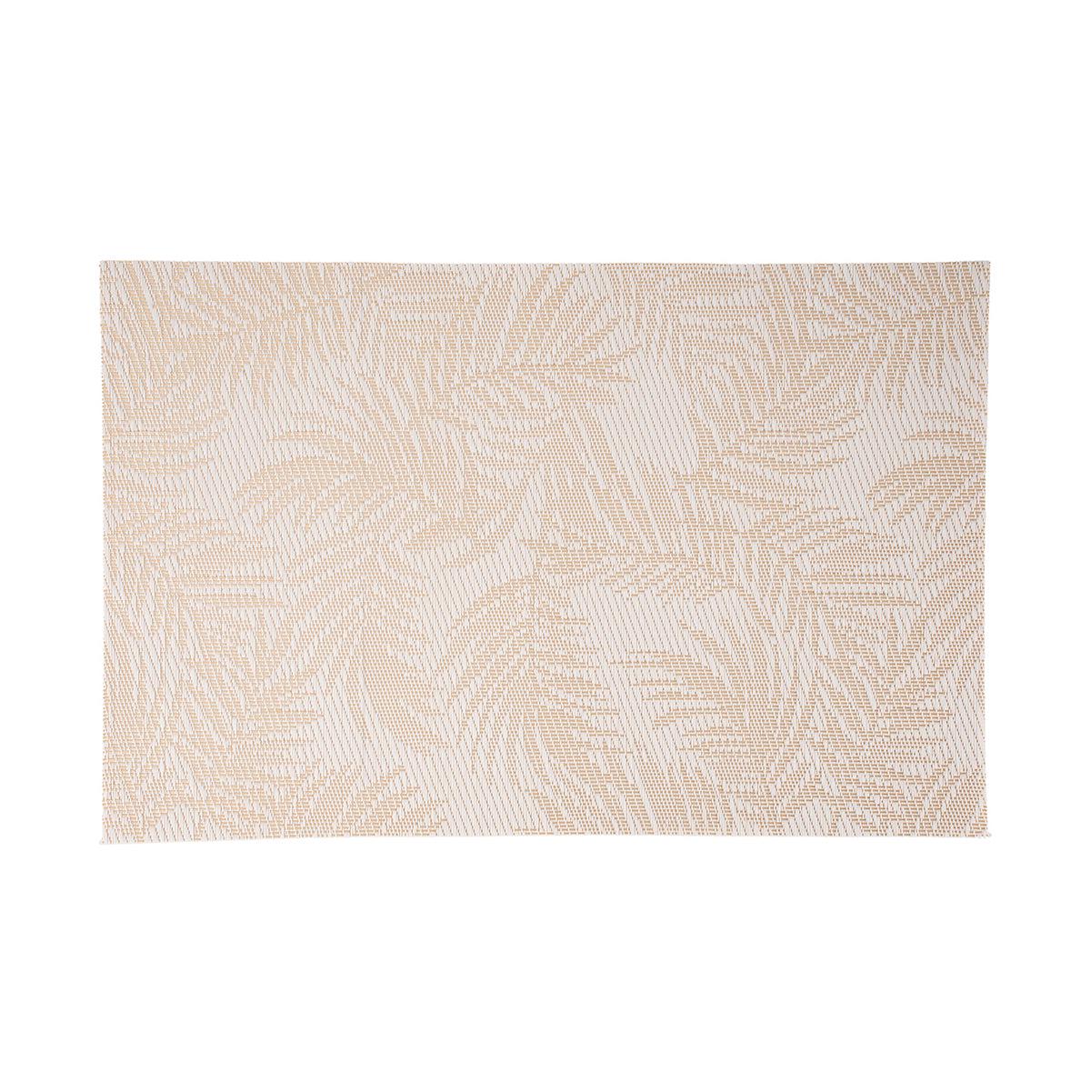 Table Accents Placemat 45x30cm Frond Gold White