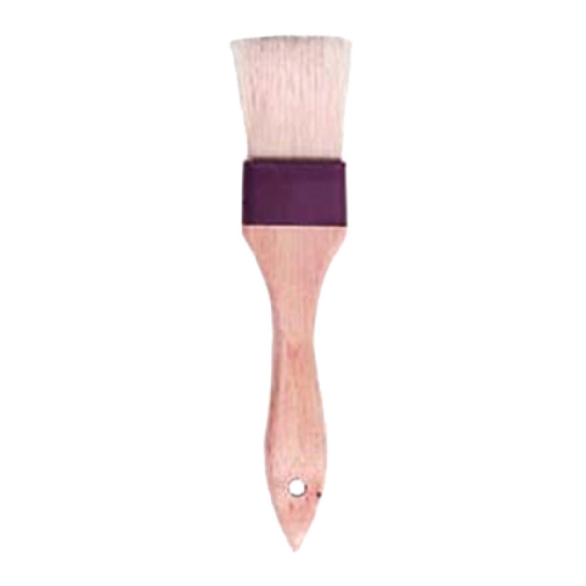 Vollrath 458 1-1/2 Inch Flat Pastry Brush Boar Bristle Wood Handle