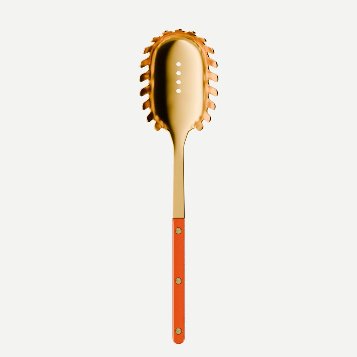 Bistrot Gold color Pearly, Orange – Spaghetti spoon