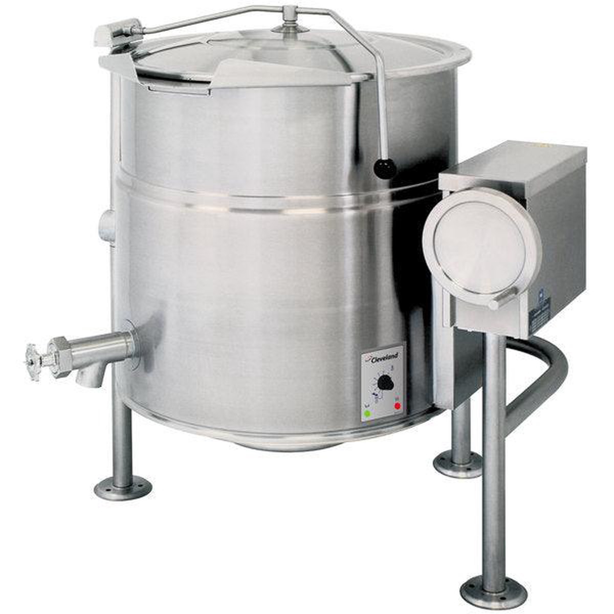 Cleveland KEL-40-T 40 Gallon Tilting 2/3 Steam Jacketed Electric Kettle – 208/240V