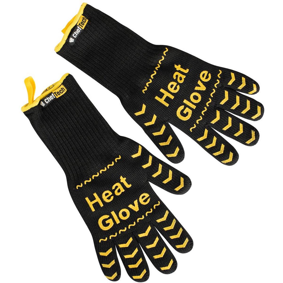 Heat Resistant Gloves – Pair – Yellow On Black