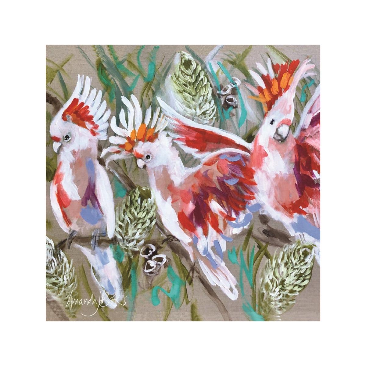 Major Mitchell Banksia Coaster 11x11cm Coaster