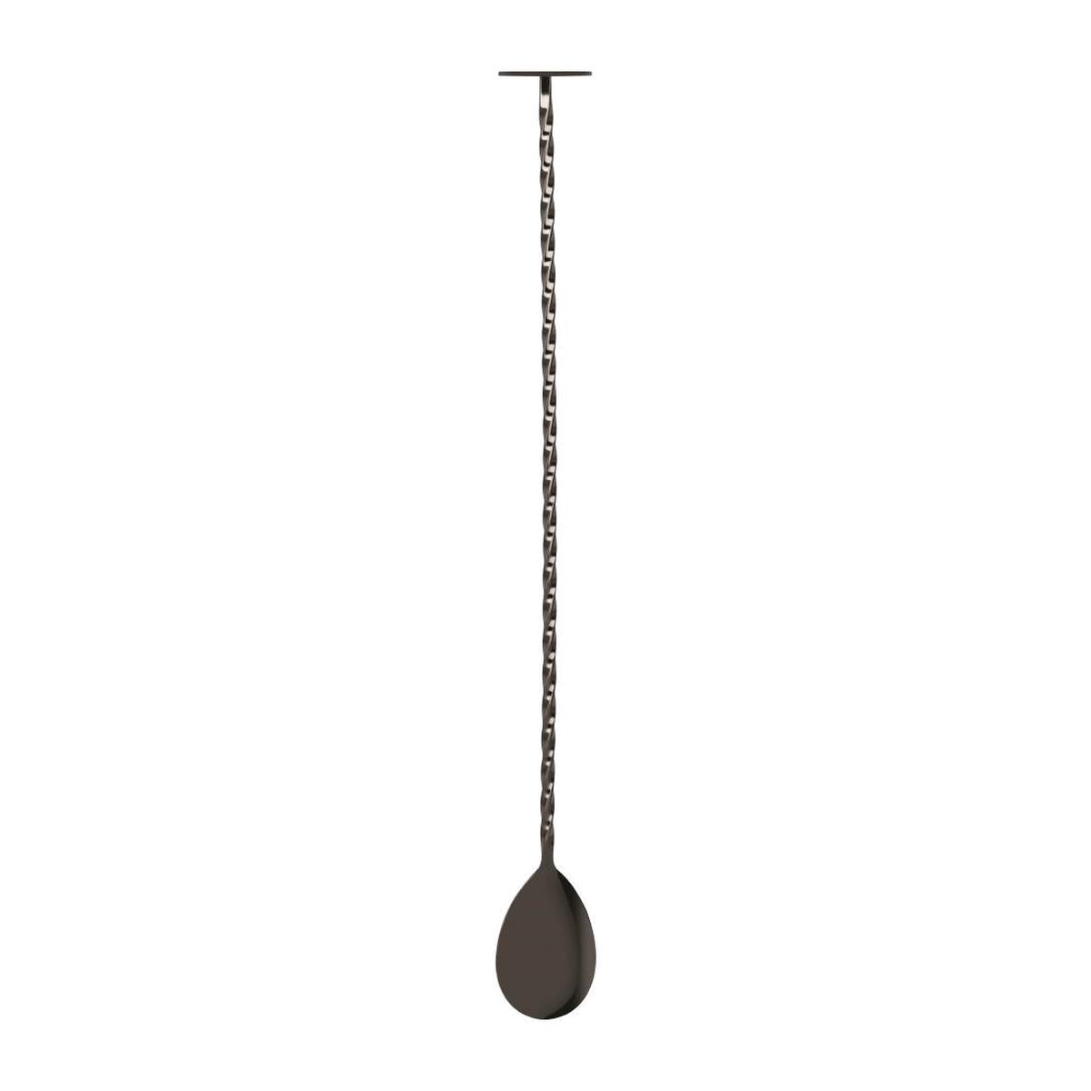 Zanzi Tail Disk Bar Spoon with Muddler Gunmetal - 300x29x25mm (300x29x25mm) PAS-FY950