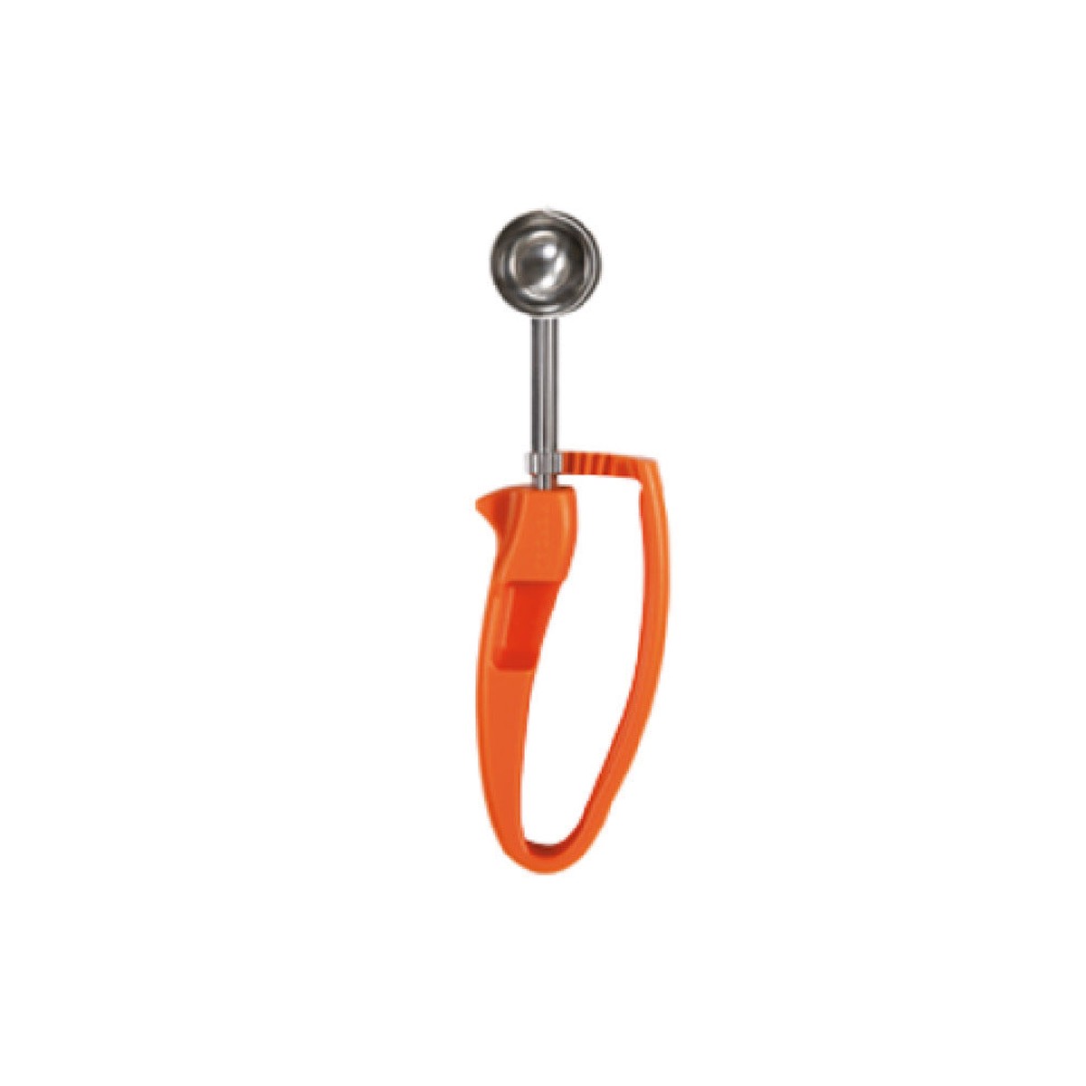 Zeroll 2100 1-3/16 Inch Bowl Diameter Disher Stainless Steel Orange Handle