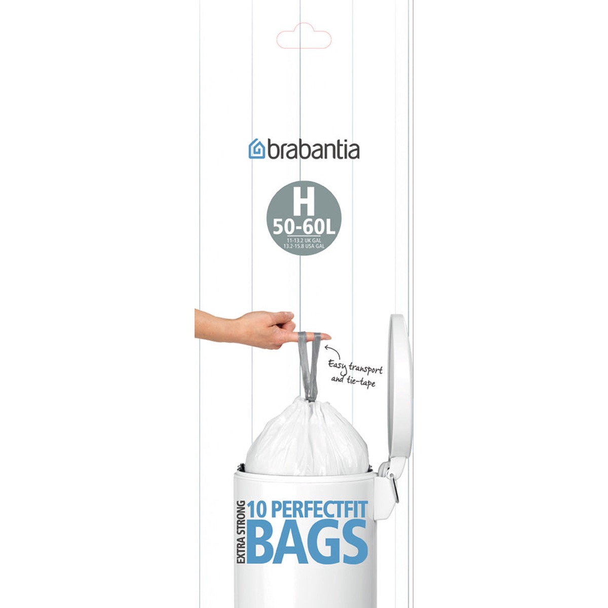 10 Bin Liners Size H