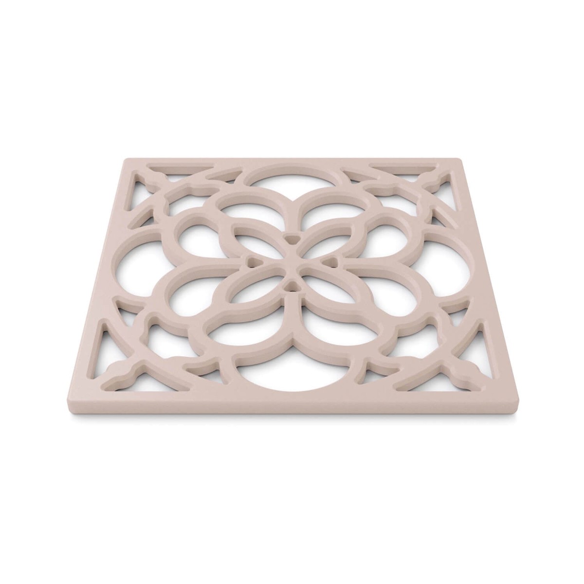 Zeal Heritage 18cm Silicone Square Trivet Mat- Rose Pink