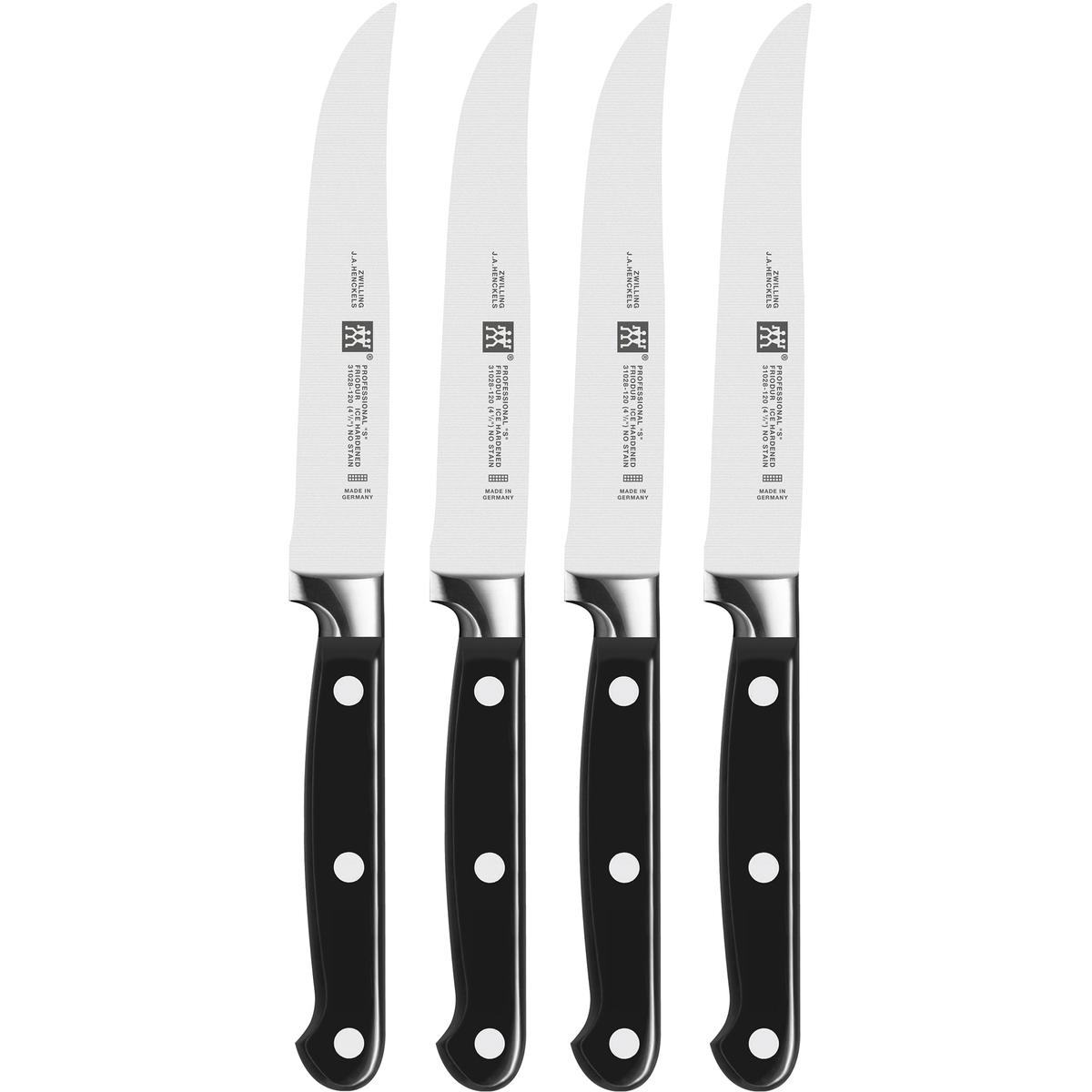 Zwilling Professional "S" Steak Knives Set of 4 pieces 12 cm