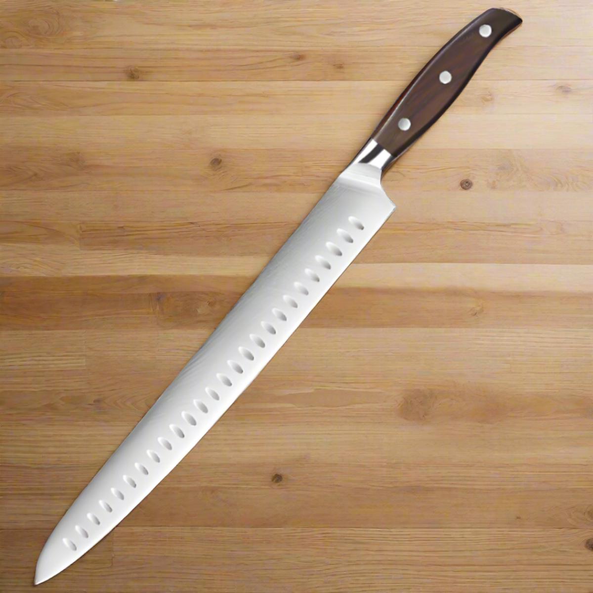 12" Brisket Slicing Knife - Pecos Series | German Steel BBQ Carver