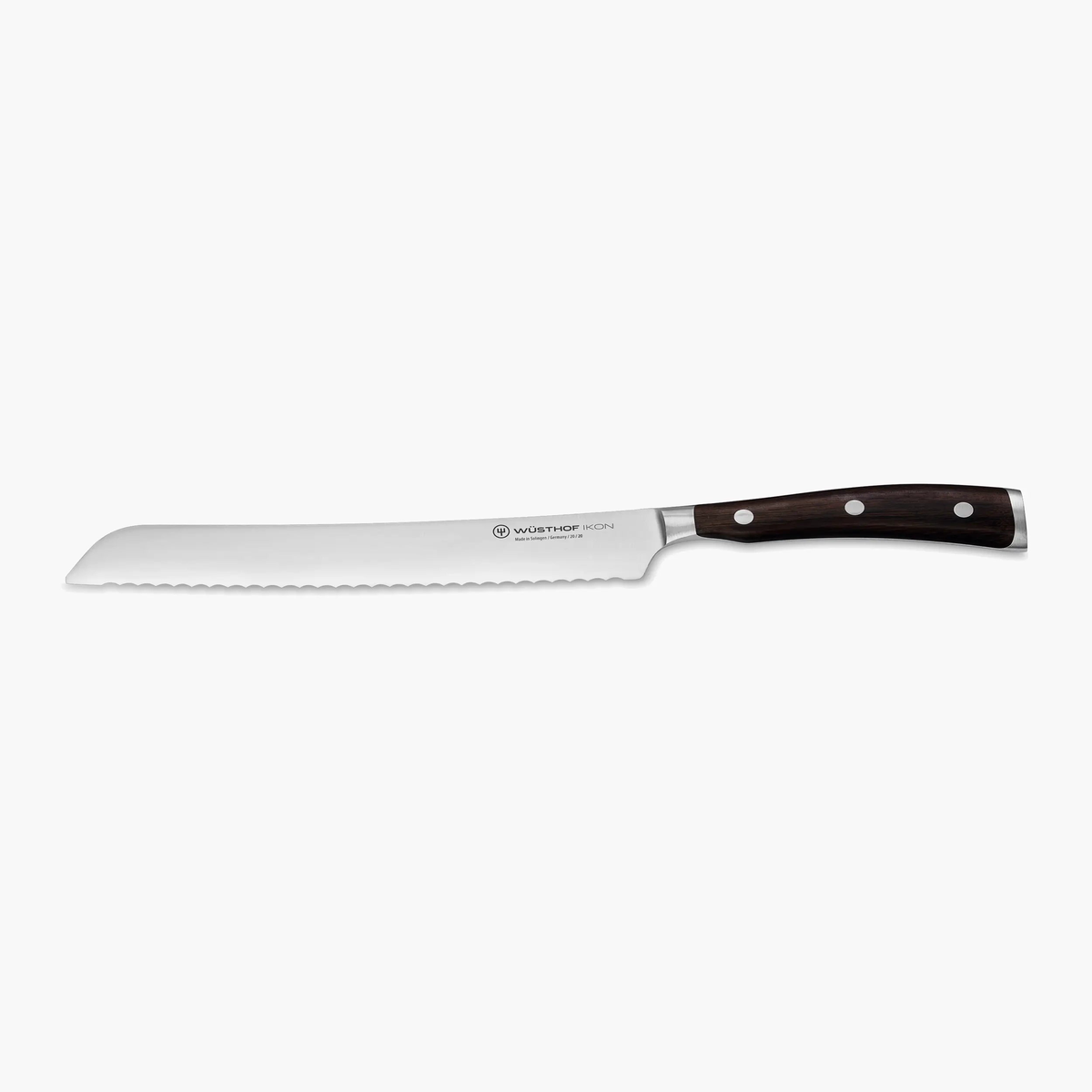 Wusthof Ikon bread knife 20 cm - 8 in - african black wood