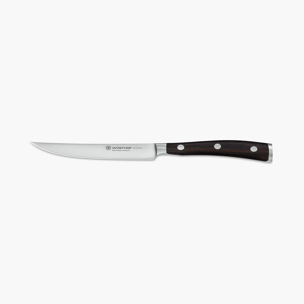 Wusthof Ikon steak knife 12 cm - 4 1/2 in - african black wood