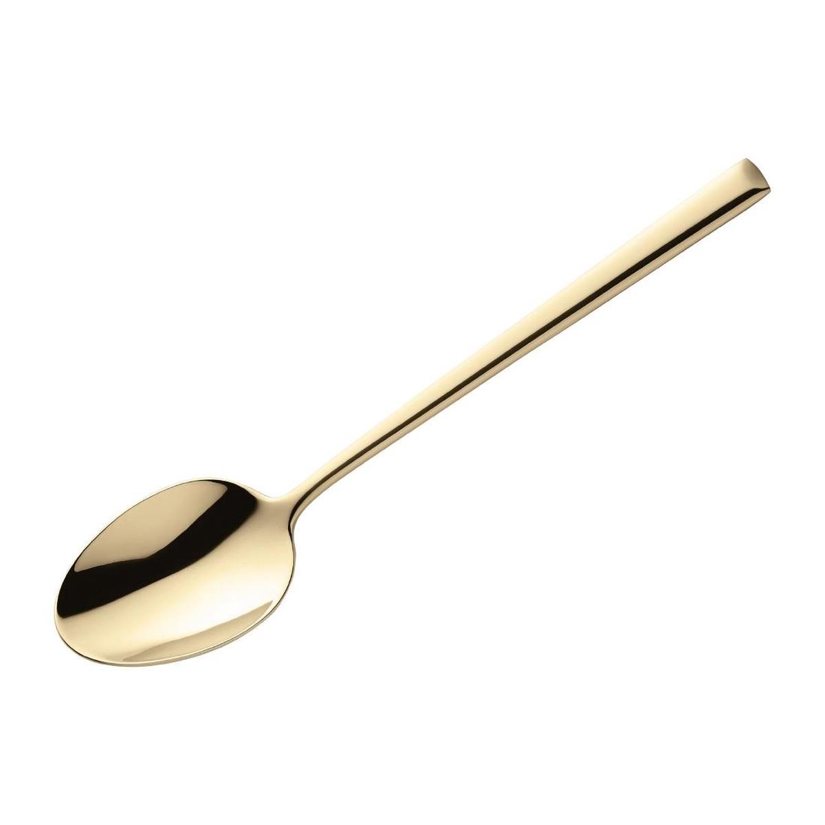 Amefa Metropole Gold Dessert Spoons (Pack of 12) - HY053