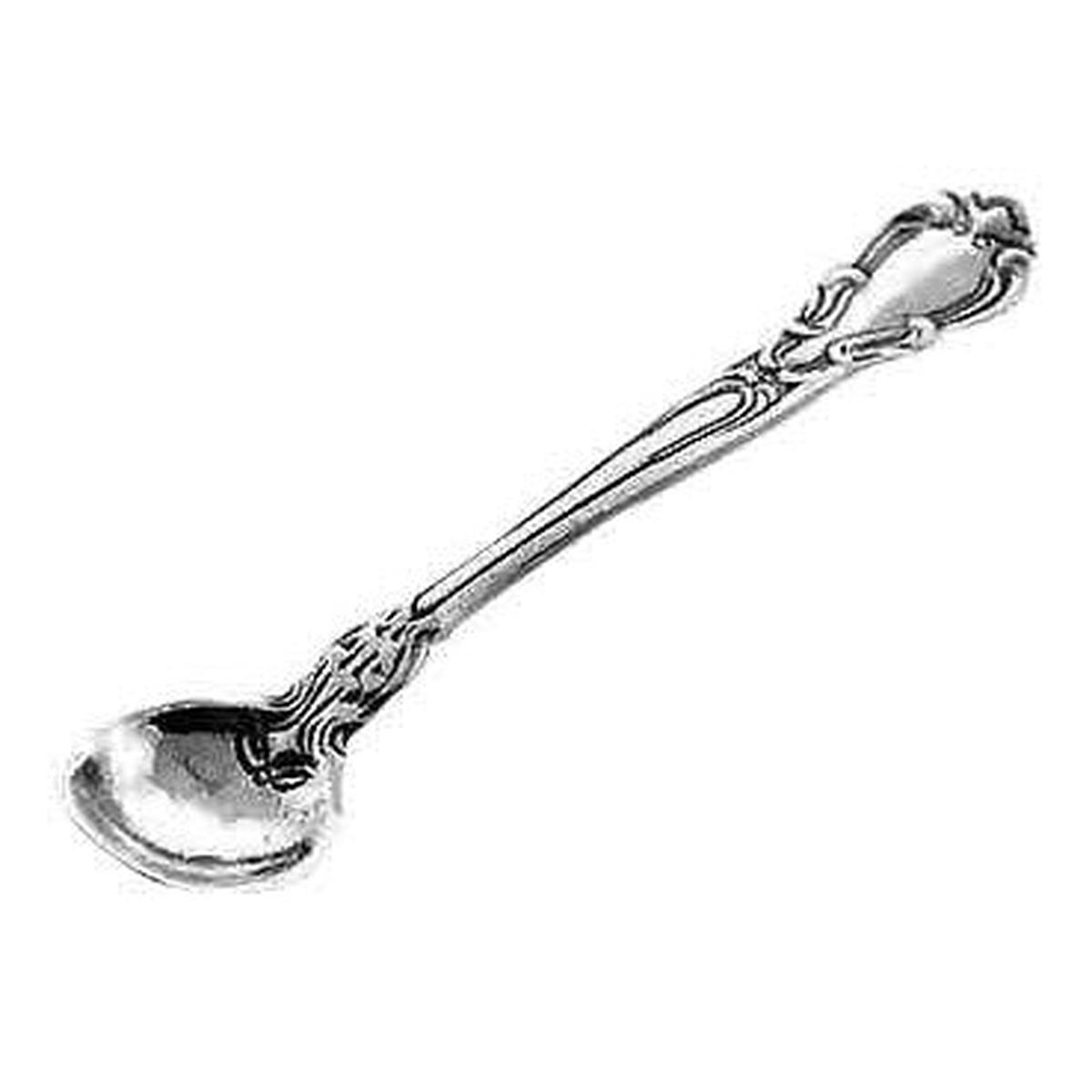 Wonderful Classic Roman Pattern Sterling Salt Spoon