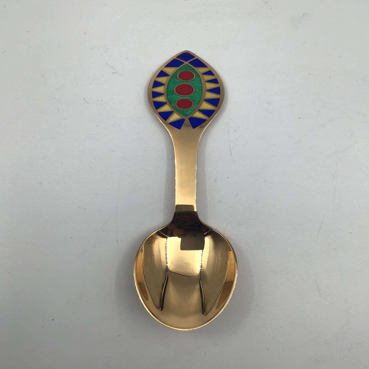 A. Michelsen Christmas Spoon 1998 In Gold-plated Sterling Silver with Enamel