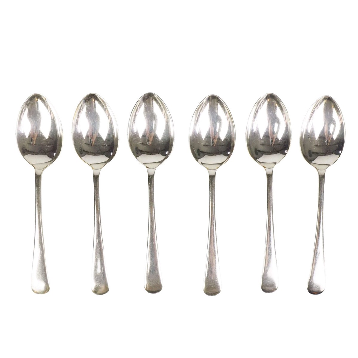 6 Vintage Silver Plate Spoons