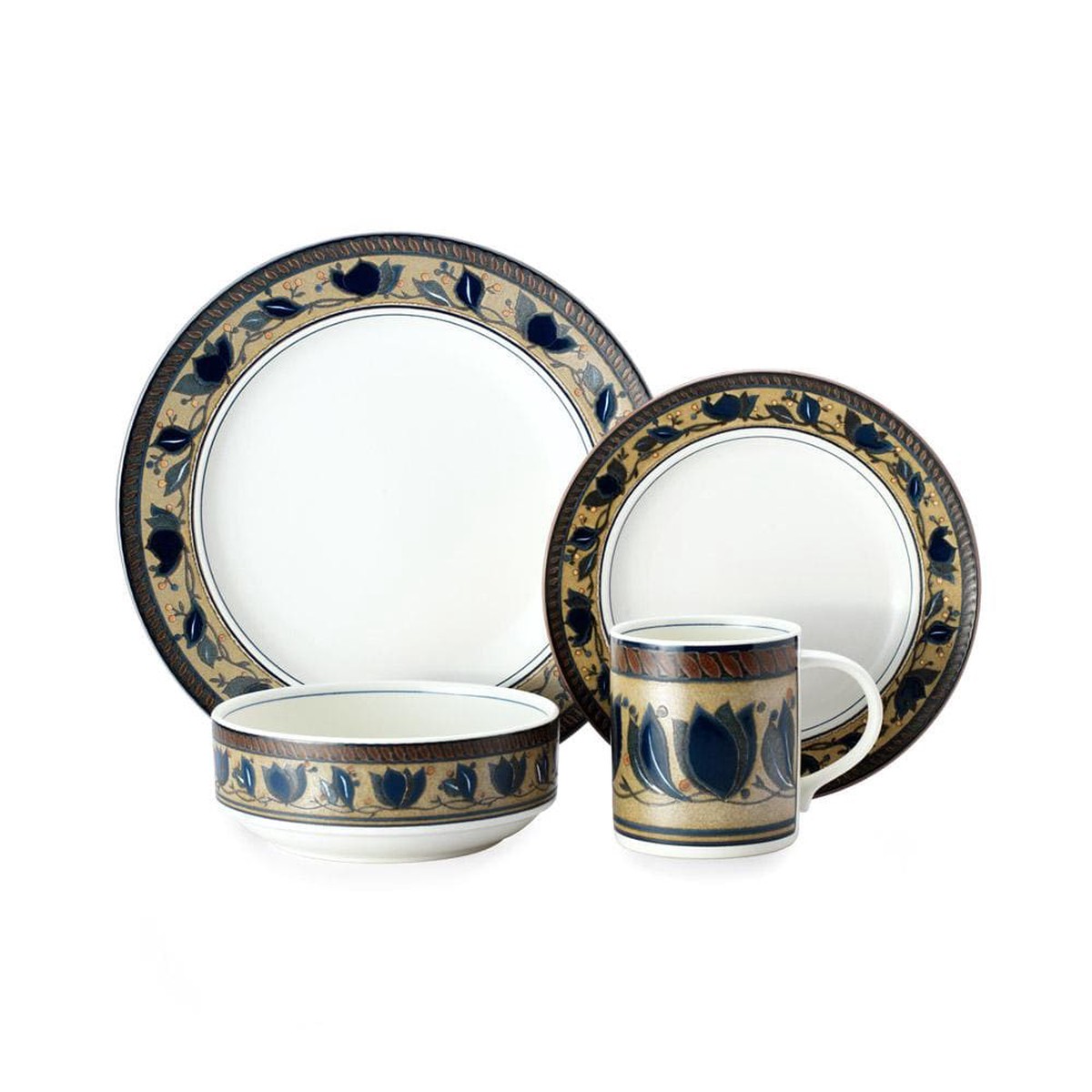 Arabella 16 Piece Dinnerware Set, Service for 4