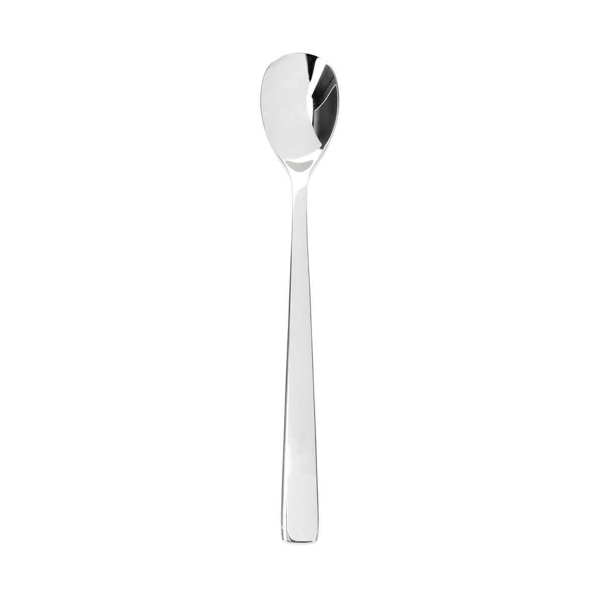 Mikasa Hospitality 12-Piece Square Edge Iced Tea / Latte / Ice Cream Spoon Cutlery Set