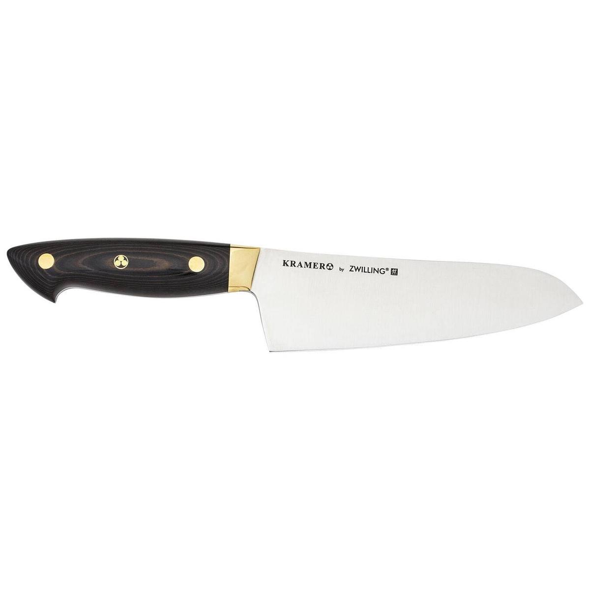 Zwilling Bob Kramer Euroline Carbon Steel Collection 2.0 Santoku Knife, 7-Inches