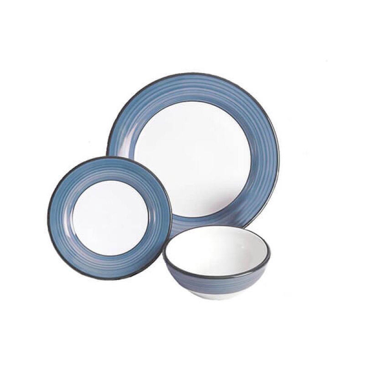 3pc Place Setting Blue Spree