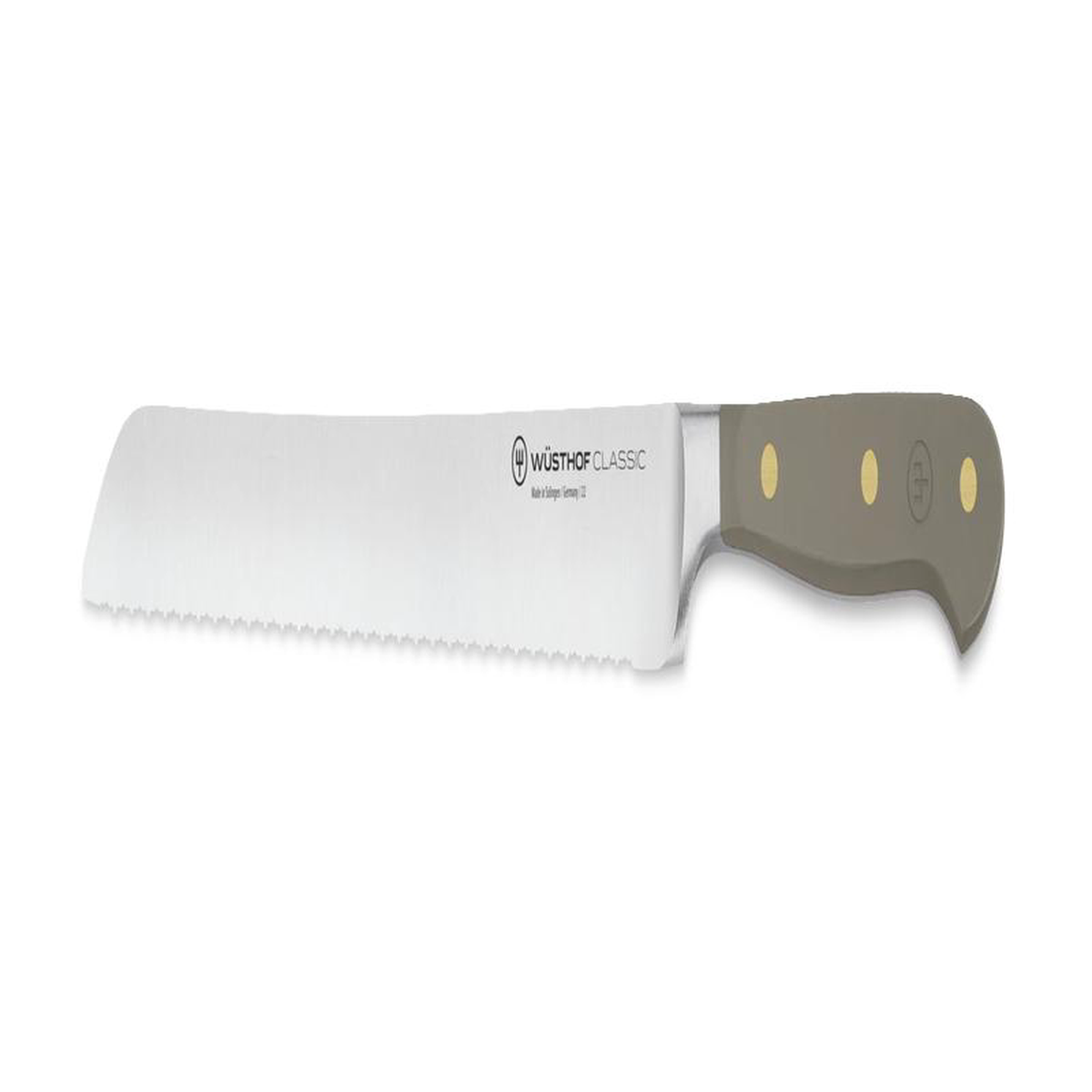 Wusthof 9 Classic Double Serrated Bread Knife- Velvet Oyster