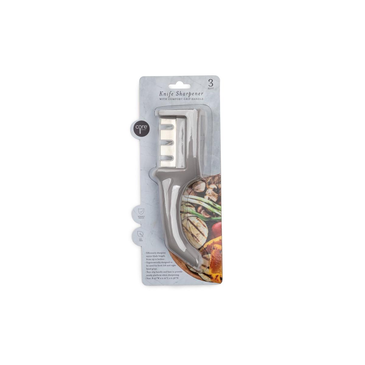 3 SLOT COMFORT GRIP KNIFE SHARPENER