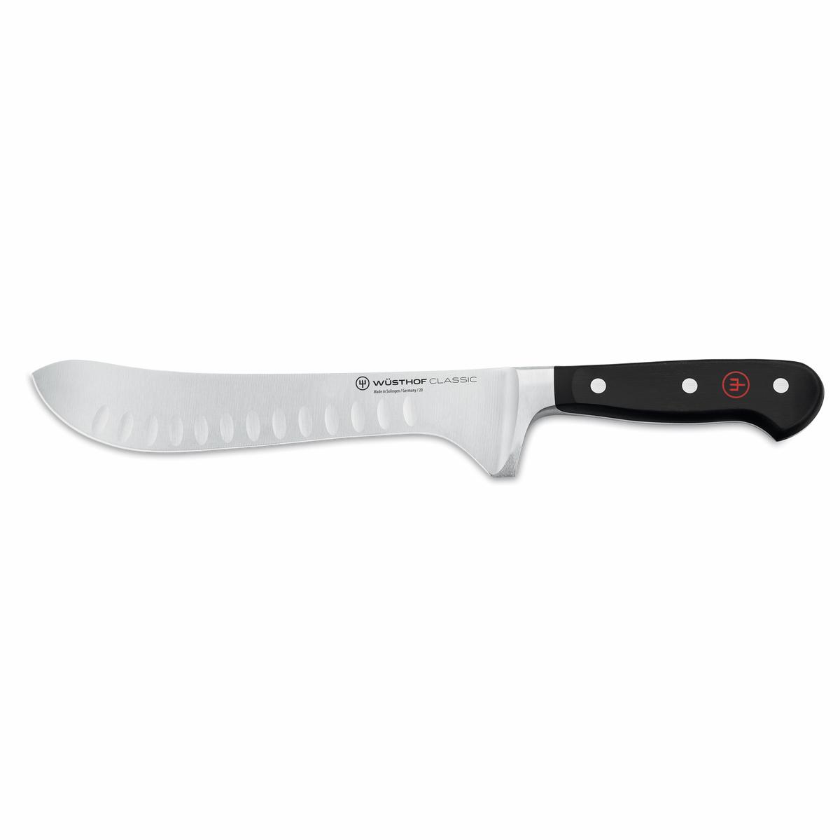 Wusthof Classic Hollow Edge Butcher Knife - 8